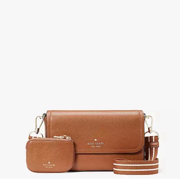 NWT!! Kate Spade Rosie Flap Crossbody in Warm Gingerbread - Picture 2 of 9